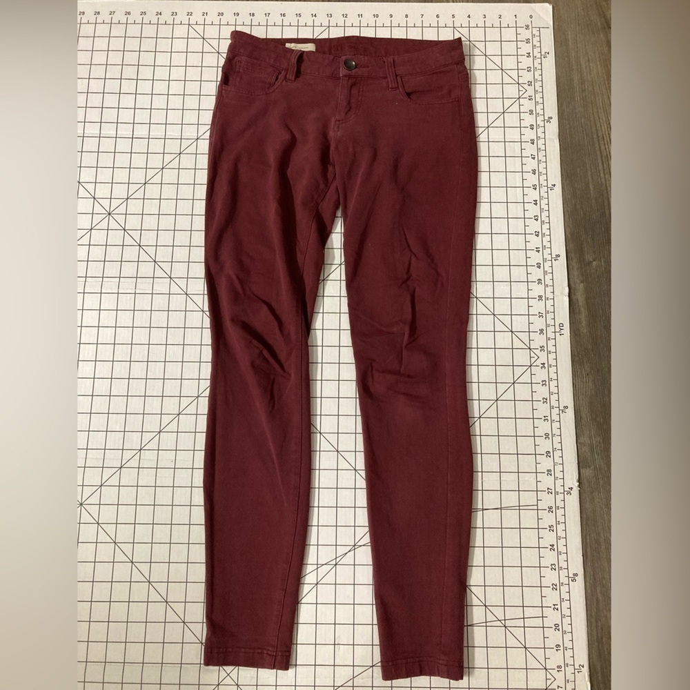 Kut From The Kloth Size 2 Women’s Maroon Jennifer Ultra Skinny Jeans